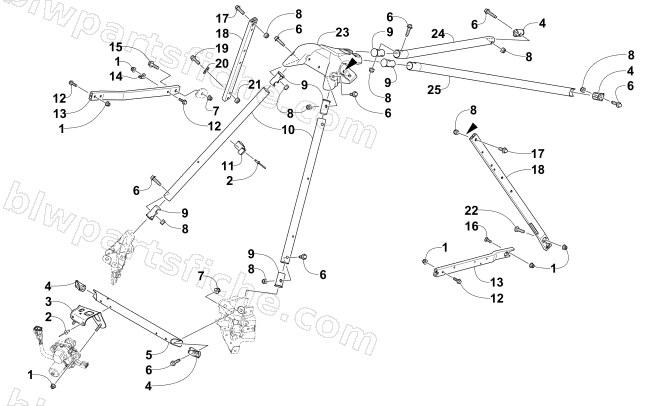 STEERING SUPPORT ASSEMBLY diagram