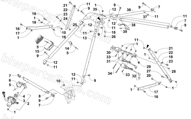 STEERING SUPPORT ASSEMBLY diagram