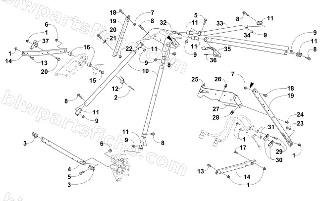 STEERING SUPPORT ASSEMBLY diagram