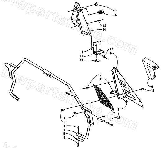 STEERING SUPPORT ASSEMBLY diagram