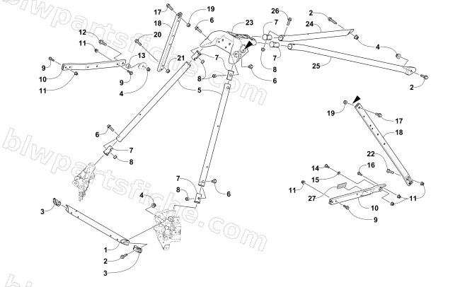 STEERING SUPPORT ASSEMBLY diagram