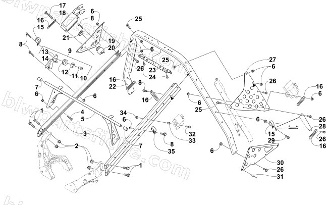 STEERING SUPPORT ASSEMBLY diagram