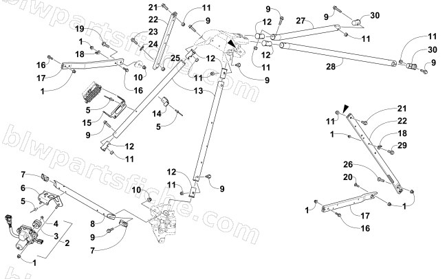 STEERING SUPPORT ASSEMBLY diagram
