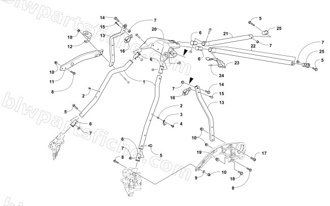 STEERING SUPPORT ASSEMBLY diagram