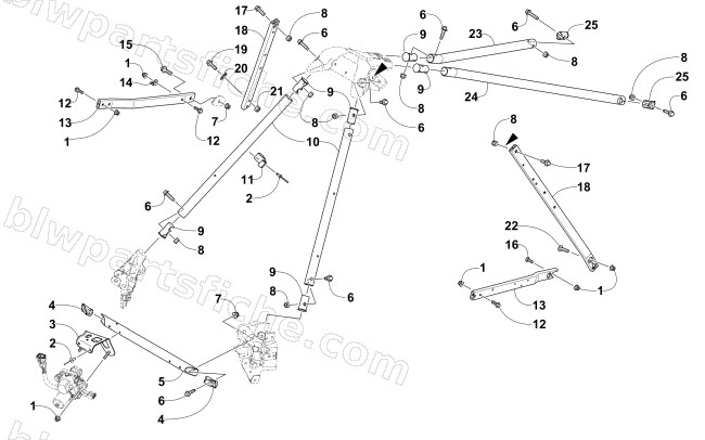 STEERING SUPPORT ASSEMBLY diagram
