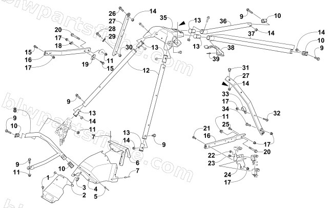 STEERING SUPPORT ASSEMBLY diagram