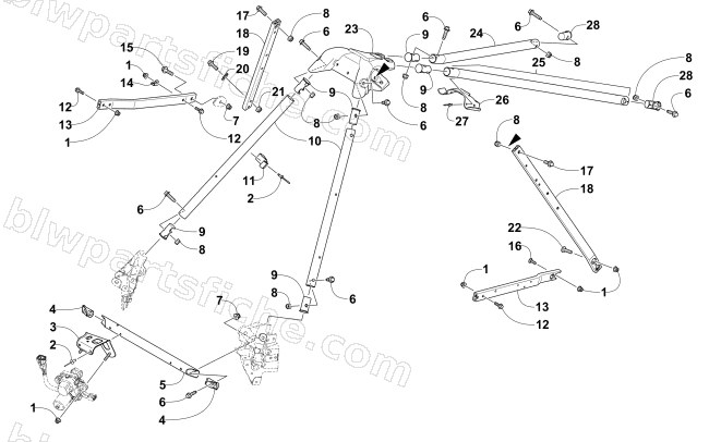 STEERING SUPPORT ASSEMBLY diagram