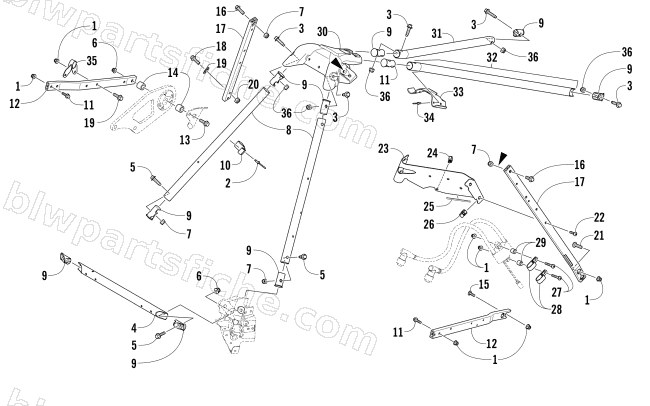 STEERING SUPPORT ASSEMBLY diagram