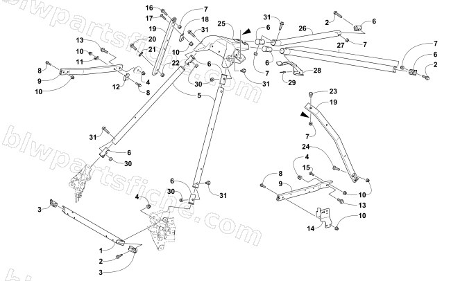STEERING SUPPORT ASSEMBLY diagram