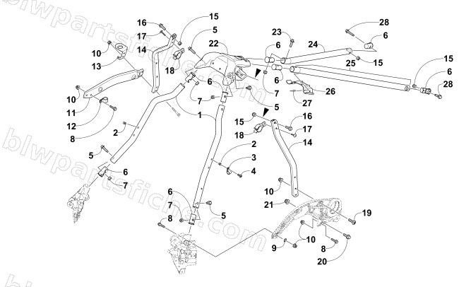 STEERING SUPPORT ASSEMBLY diagram