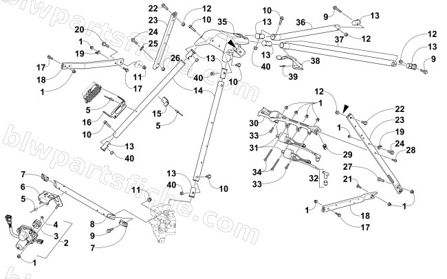 STEERING SUPPORT ASSEMBLY diagram