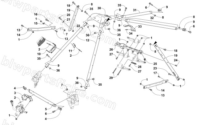 STEERING SUPPORT ASSEMBLY diagram
