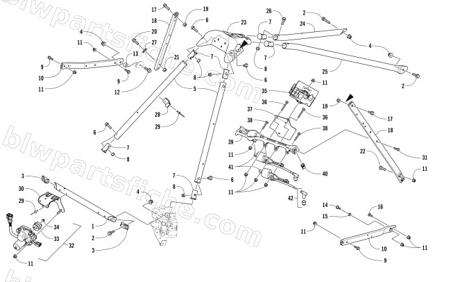 STEERING SUPPORT ASSEMBLY diagram