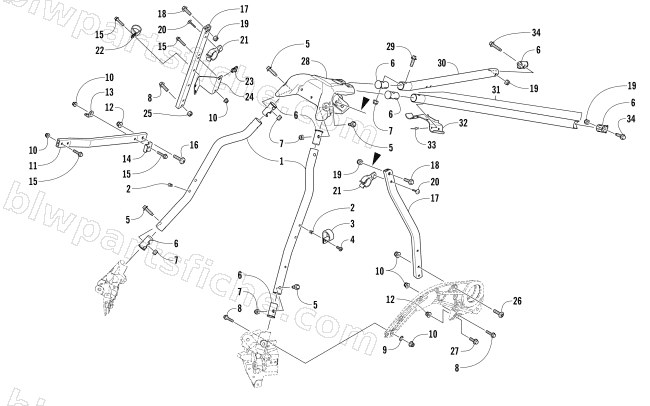 STEERING SUPPORT ASSEMBLY diagram