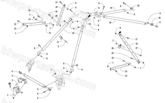 STEERING SUPPORT ASSEMBLY diagram