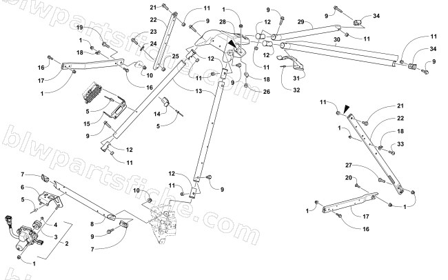 STEERING SUPPORT ASSEMBLY diagram