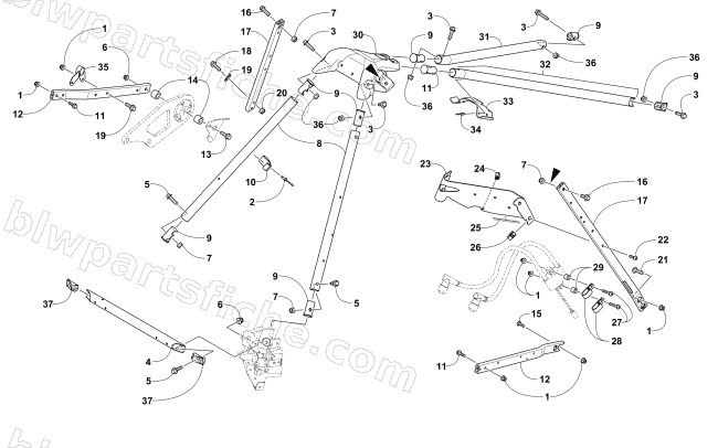 STEERING SUPPORT ASSEMBLY diagram