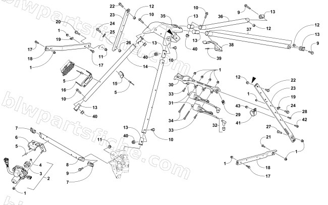 STEERING SUPPORT ASSEMBLY diagram