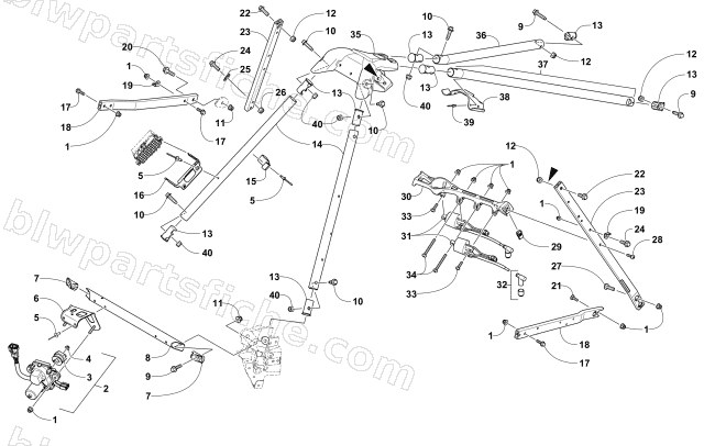 STEERING SUPPORT ASSEMBLY diagram