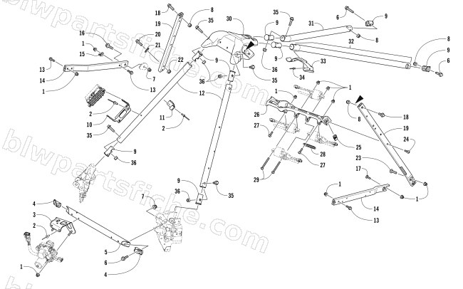 STEERING SUPPORT ASSEMBLY diagram