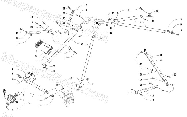 STEERING SUPPORT ASSEMBLY diagram