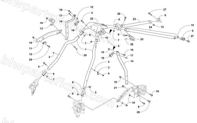 STEERING SUPPORT ASSEMBLY diagram