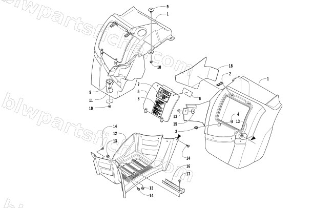 STORAGE BOX ASSEMBLY diagram