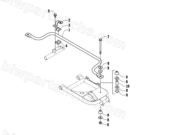 SWAY BAR ASSEMBLY diagram