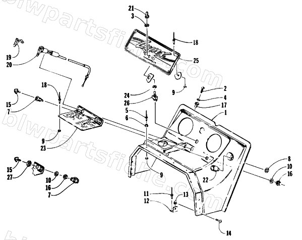 SWITCH, CHOKE, AND CONSOLE ASSEMBLY diagram