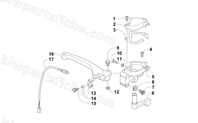 THROTTLE CONTROL ASSEMBLY diagram