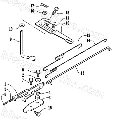 THROTTLE CONTROL ASSEMBLY diagram