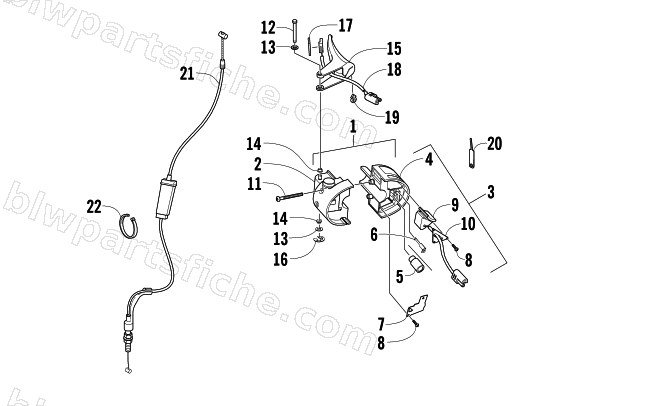 THROTTLE CONTROL ASSEMBLY diagram