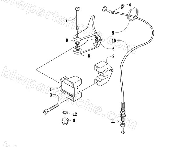 THROTTLE CONTROL ASSEMBLY diagram