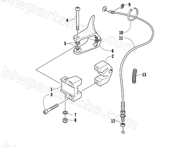 THROTTLE CONTROL ASSEMBLY diagram