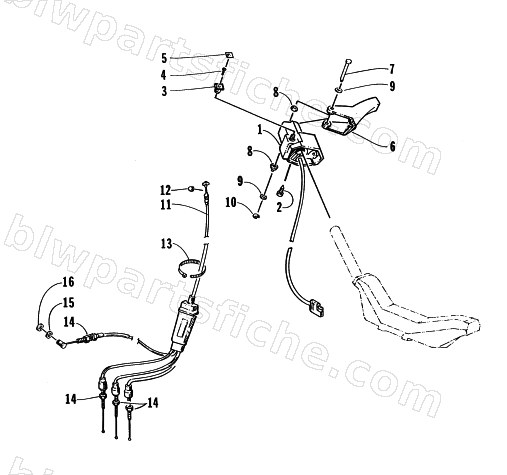 THROTTLE CONTROL ASSEMBLY diagram