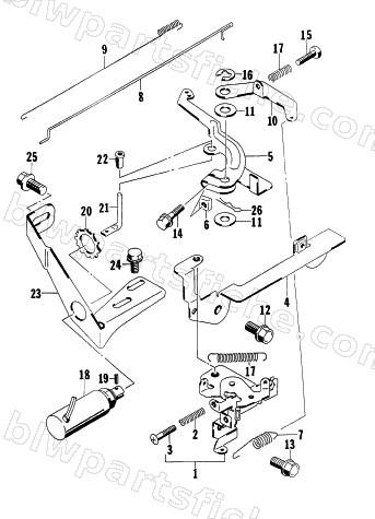 THROTTLE CONTROL ASSEMBLY diagram