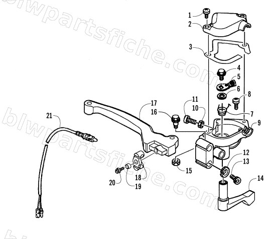 THROTTLE CONTROL ASSEMBLY diagram