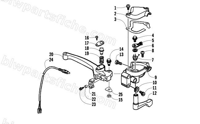 THROTTLE CONTROL ASSEMBLY diagram