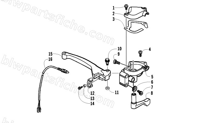THROTTLE CONTROL ASSEMBLY diagram