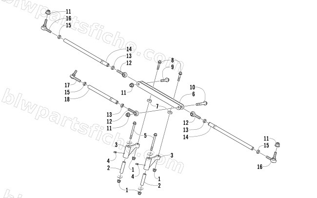 TIE ROD ASSEMBLY diagram