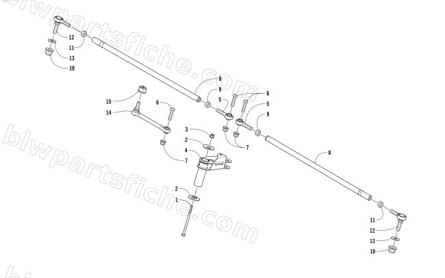 TIE ROD ASSEMBLY diagram