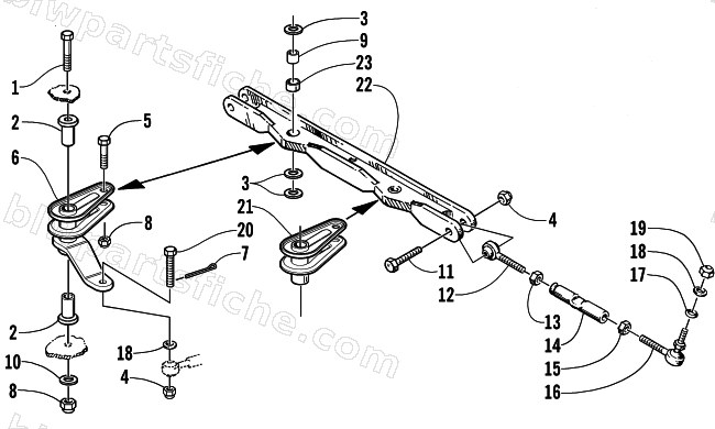 TIE ROD ASSEMBLY diagram