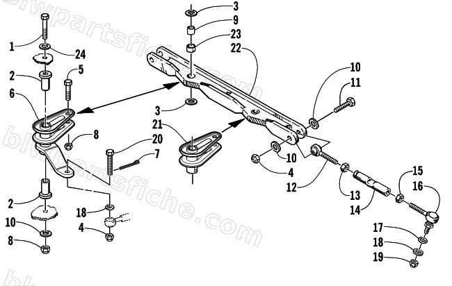 TIE ROD ASSEMBLY diagram