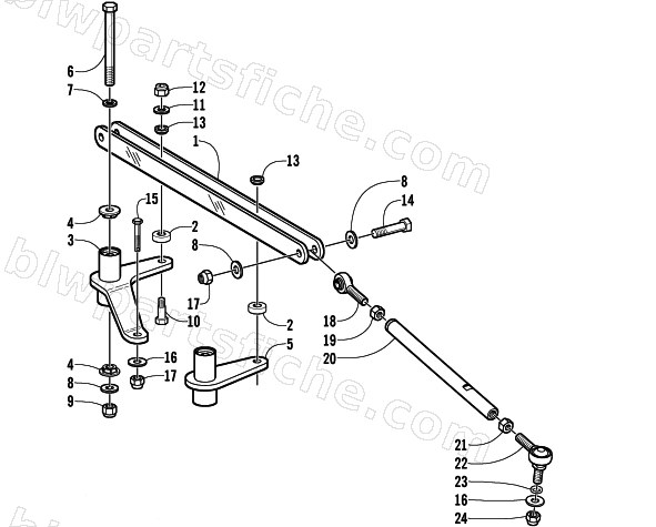 TIE ROD ASSEMBLY diagram