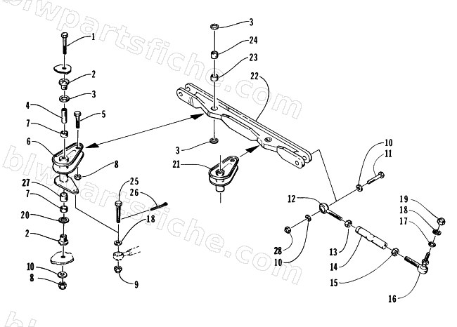 TIE ROD ASSEMBLY diagram