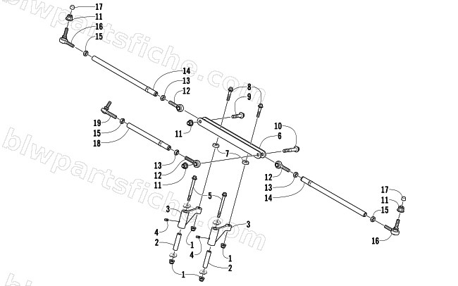 TIE ROD ASSEMBLY diagram