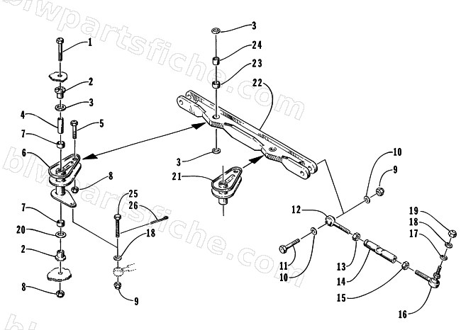 TIE ROD ASSEMBLY diagram