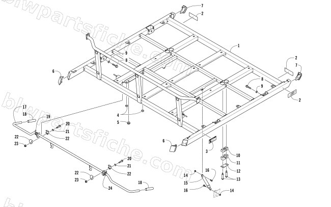 TILT FRAME ASSEMBLY diagram