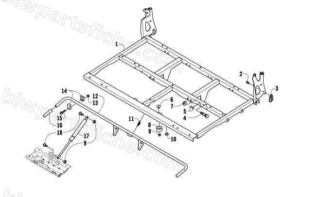 TILT FRAME ASSEMBLY diagram