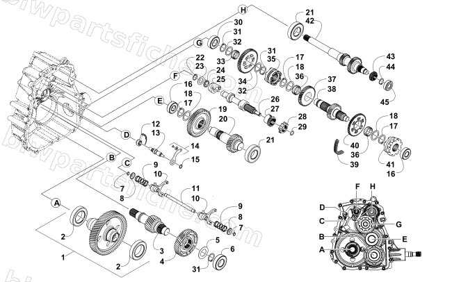 TRANSAXLE ASSEMBLY diagram